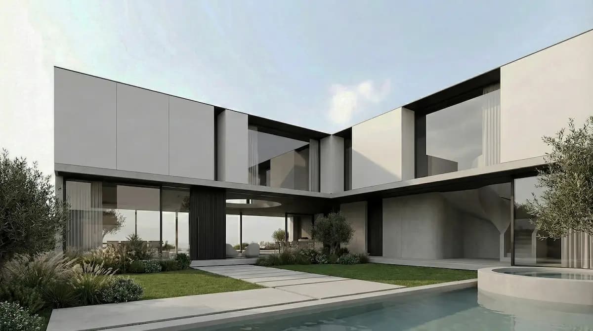 Casă construită cu panouri PolistiSIP — sistem SIP premium